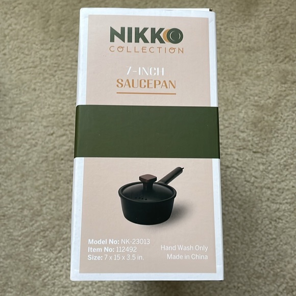 7-inch Saucepan - Carbon Steel Pan and Lid with Beechwood Handle - Picture 3 of 3